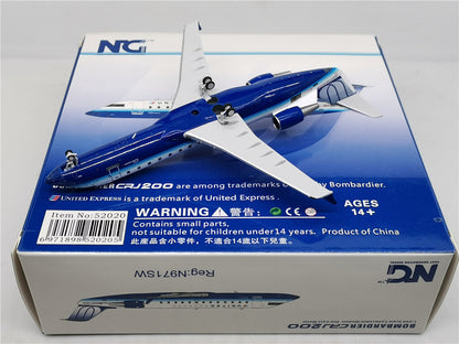 1:200 NG Model UNITED CRJ-200 Passenger Airplane Diecast Aircraft Model