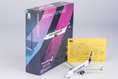 1:400 NG Model ICELANDAIR BOEING 737 MAX 9 Passenger Airplane Diecast Model