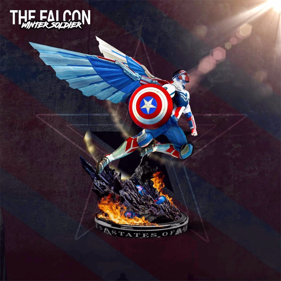 1/24 resin figure model kit New American Captain Falcon Unassembled unpainted