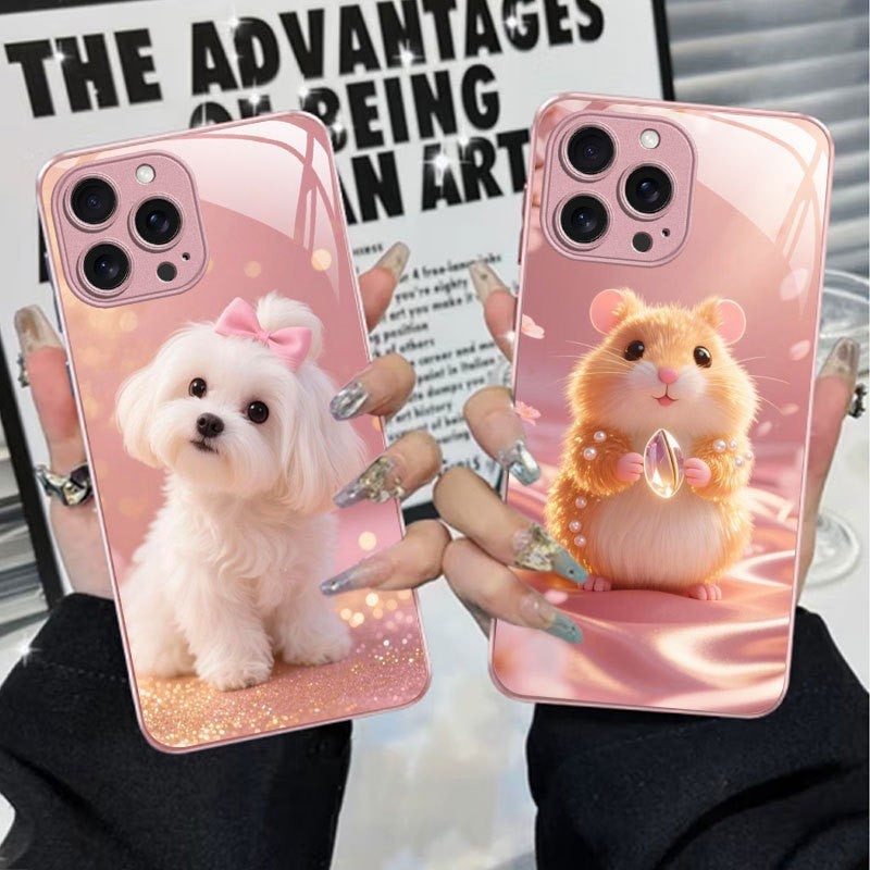 For iPhone17 Pro Max/16/15Plus/XS Max Spray-Painted Shockproof Phone Case