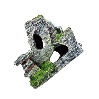 Resin Aquarium Rockery Fish Tank Decorations Ornament Mountain Hiding Cave