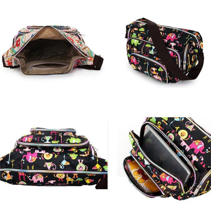 Messenger Crossbody Bag Summer Fashion Print Handbag Casual Bag 25*12*22 CM 1PC