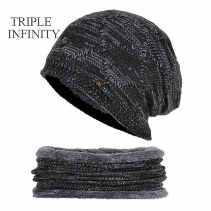 Winter Hat Beanies Knitted Warm Suit Skiing Cycling Beanie Soft Bonnet Baggy Cap