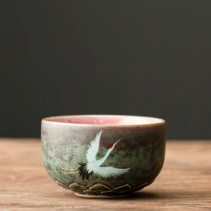 1pc 100ml Chinese Style Ceramic Teacup Coffee Cup Tea Bowl Set household Tea cup