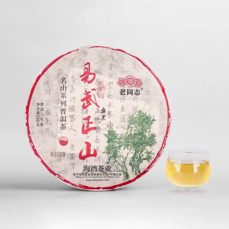 2021 Laotongzhi Haiwan Pu-erh Tea Yiwu Old Tree Ma Hei Raw Puerh Tea 500g Puer