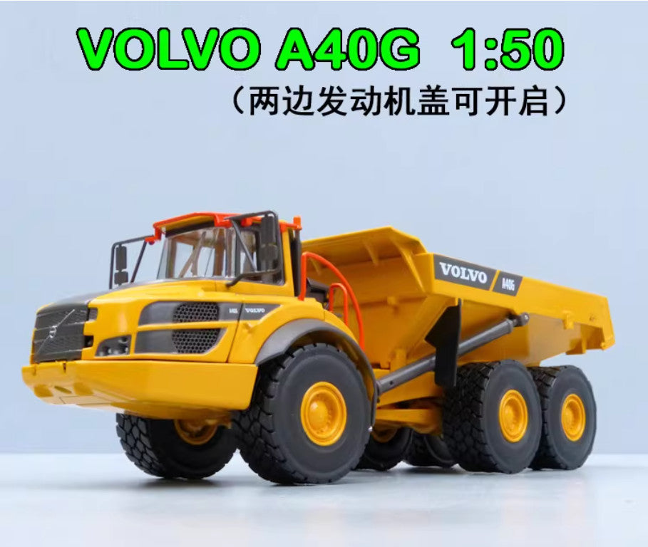 1:50 MOTORART VOLVO A40F Dump Truck Construction Machine Vehicle Diecast Model