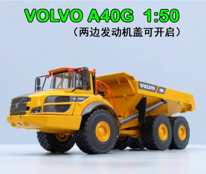 1:50 MOTORART VOLVO A40F Dump Truck Construction Machine Vehicle Diecast Model