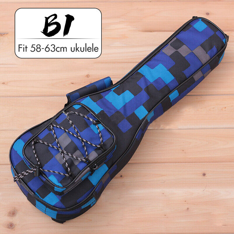 Waterproof Padded Ukulele Backpack Protective Storage Bag Mandolin Carry Case