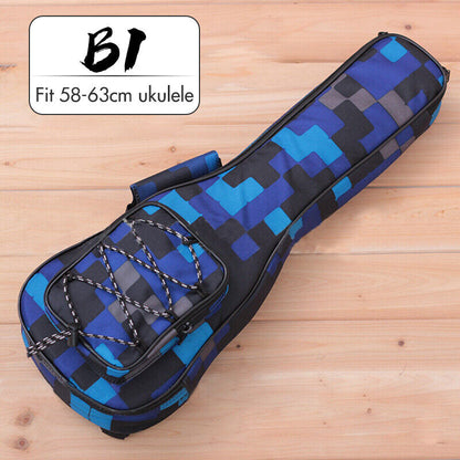 Waterproof Padded Ukulele Backpack Protective Storage Bag Mandolin Carry Case