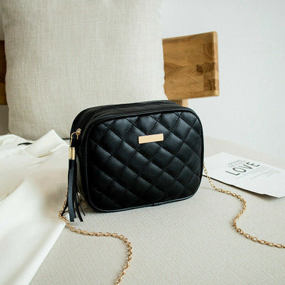 Messenger Bag Women Lingge Embroidery Female Shoulder Bag Ladies Crossbody Bags