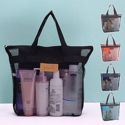 Travel Beach Bag Portable Outdoor Toiletries And Swimming Bags Mesh Storage Bag