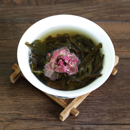 GOARTEA 2017 Year Red Rose Flower Yunnan Bulang Puer Tea Pu'er Puerh Tea Raw Tuo-