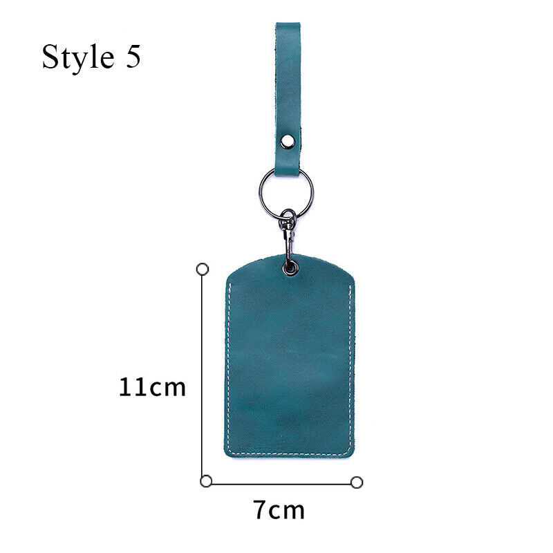 Card Holder Protective Cover Bus Card Cover ID Card Case Keychain Card Bag
