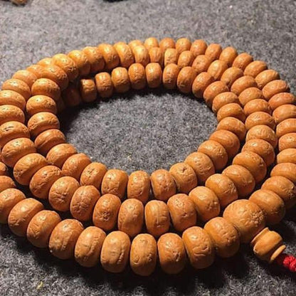 Tibetan 14mm Phoenix Eye Bodhi Beads 108 Prayer Mala Handheld Buddhist Rosary