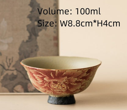 One Cup Ceramic Chinese Kungfu Tea Cup Antique Style Master Cup Of Tea On Sales