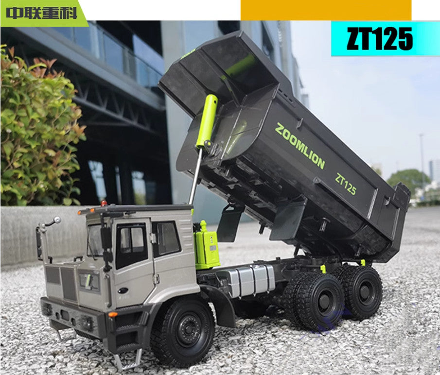 1:35 28CM ZOOMLION ZT125 MINING PUMP TRUCK Vehicle Contruction Diecast Model