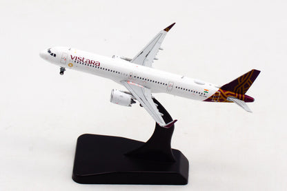 JC Wings VISTARA Airbus A321 NEO VT-TVA 1/400 diecast plane model aircraft