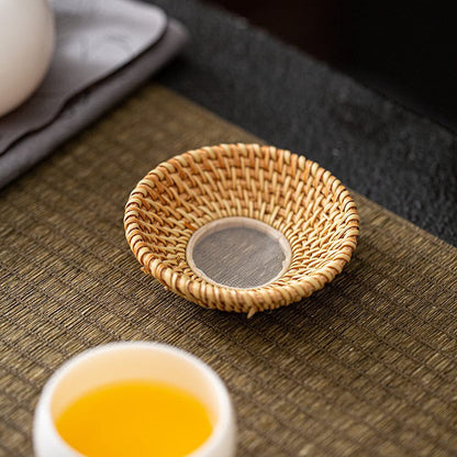 Rattan Kungfu Tea Handmade Creative Tea Strainer Tea Filter Separator
