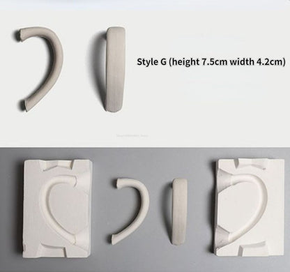 Pottery Tools Ceramic Mold Grouting Plaster DIY Teapot Water Cups Handle Molding