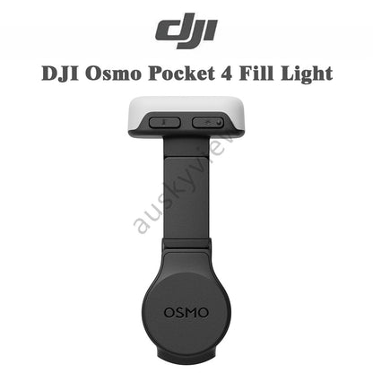 Original Osmo Pocket 4 Fill Light – Magnetic, 3-Color Temp, Low Light Fix