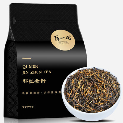 250g Black Tea Qihong Jinzhen Qimen Anhui Select Young Buds Spring Tea Bag Pack
