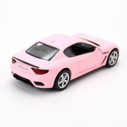 1:36 Maserati GranTurismo MC Model Car Diecast Toy Cars Door Open Kids Gift Pink