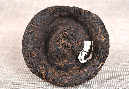 2022 Xiaguan Tuo Tea FT Baoyan Tight Tea Mushroom Tuocha Cooked Tea Ripe
