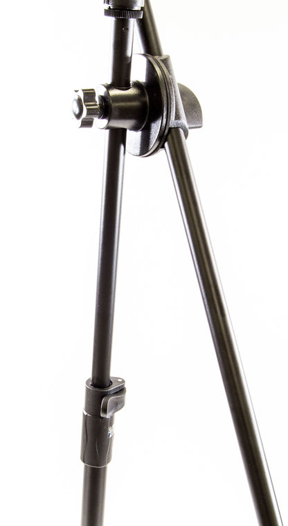 Tripod Two Microphone Stand with Boom Arm (Up to 62")