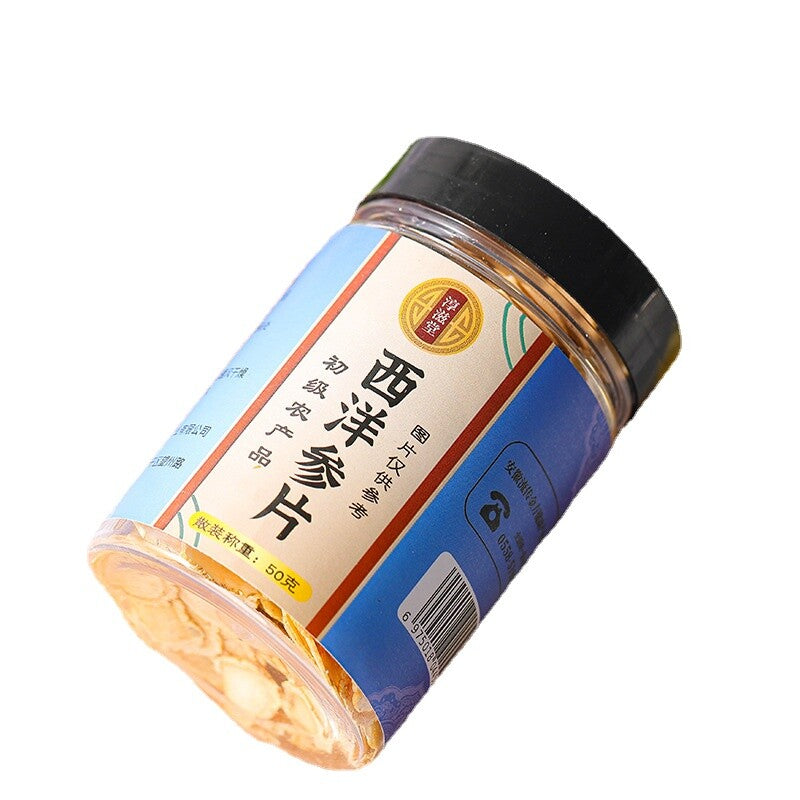 50g/Can 100% Natural American Ginseng Slices Soft Can Take Ginseng Can Be Health