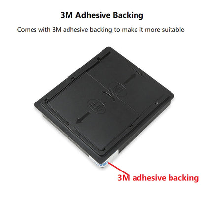 Black Car Center Plastic Storage Box Case For Tesla Model Y/Model 3 2021-2023