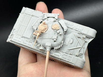 3D Printed 1/72/87/144 Russian T-72A Main Battle Tank Unpainted Model Kit-