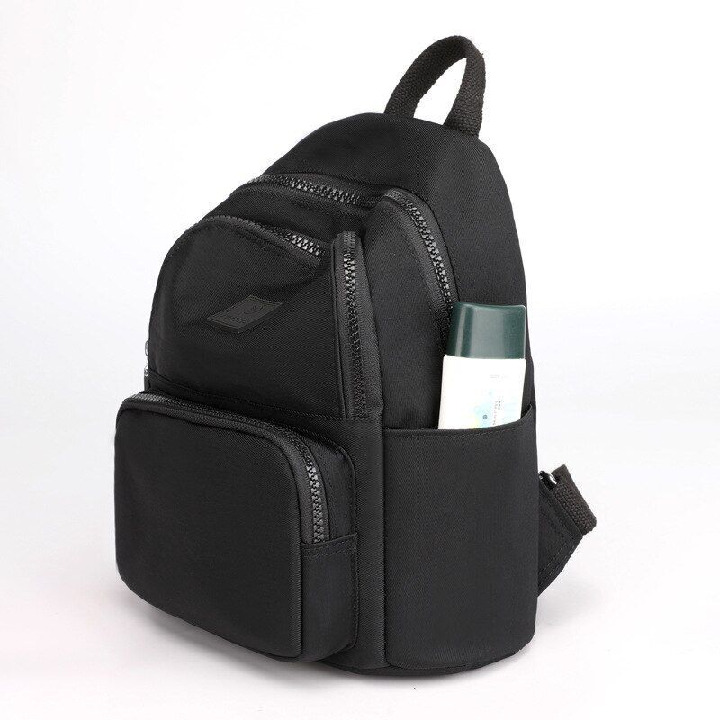 Waterproof Leisure Backpack College Wind Small Backpack Multifunction Travel Bag