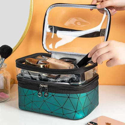 Multifunction Travel Clear Makeup 1PC Cosmetic Bag Toiletries Waterproof Storage