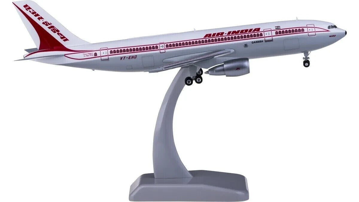 1:200 Hogan AIR INDIA AIRBUS A300 Passenger Airplane ABS Plastic Aircraft Model