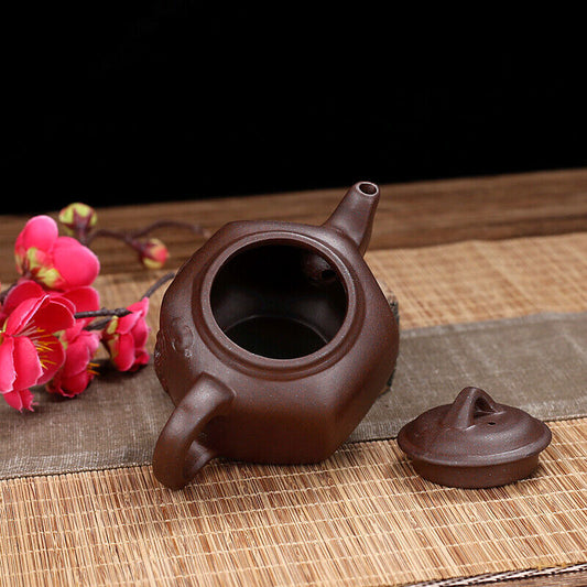 Chinese Yixing Zisha Clay Pottery Carved Tea Pot Teapot Dragon Design Clay Pot