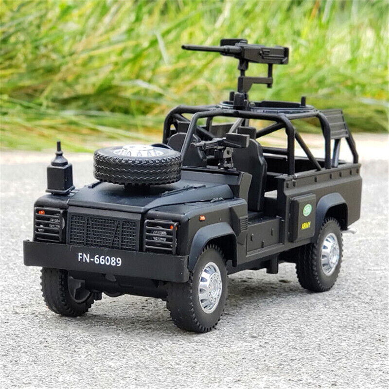 1:32 Land Rover Defender Reconnaissance Diecast Model Car Military Vehicle Toy