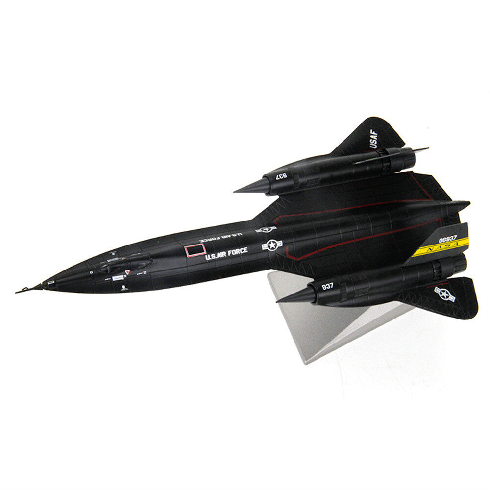 1:144 SR-71 Aircraft Alloy Fighter Airplane Model Simulation Ornaments Display