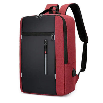 Backpack Men USB Charging Oxford Male Business Bag Computer Notebook Backpacks