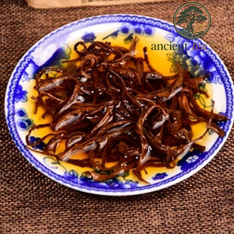 500g 400 Years Ancient Tree Golden Buds Dian Hong Yunnan Black Tea Brick Red Tea