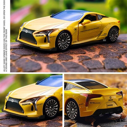 1:32 Lexus LC500 Diecast Model Car Toy Vehicle Alloy Sport Car Sound Light Gift