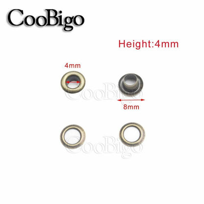 100Set Antique Brass Eyelets Grommets Camping Tent Awnings Canvas Canopy Outdoor
