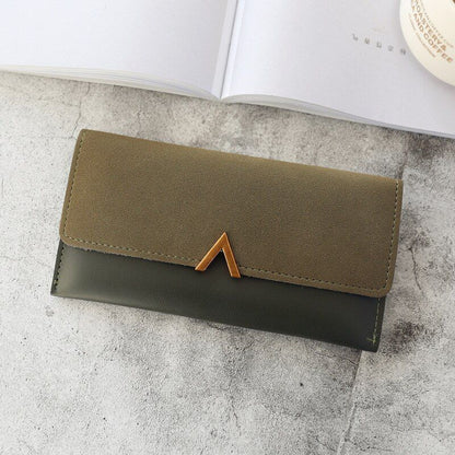 Leather Wallet Hasp Money Bag Zipper Coin Purse Envelope Wallets Clutch Casual