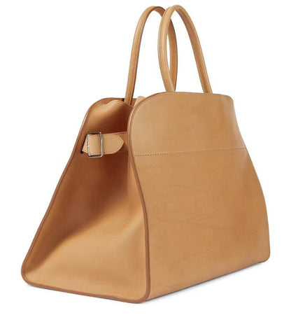 Cowhide Handbag Single Shoulder Bag Large 36 CM Strap Tote Purse 38*27*24 CM Red
