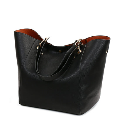 Leather Shoulder Bags Big Capacity Top-handle Totes Crossbody Bag Large Purses