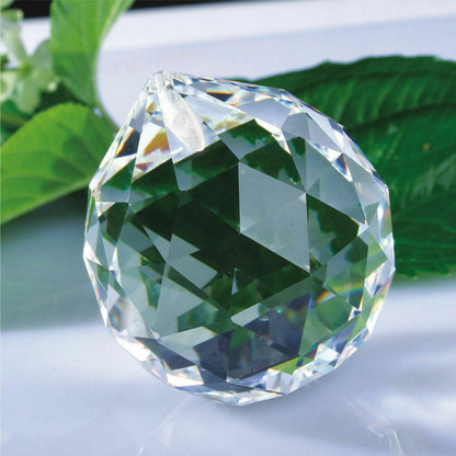 50PCS Clear Crystal Glass Chandelier Light Ball Lamp Prisms Drop Pendant 20MM ……