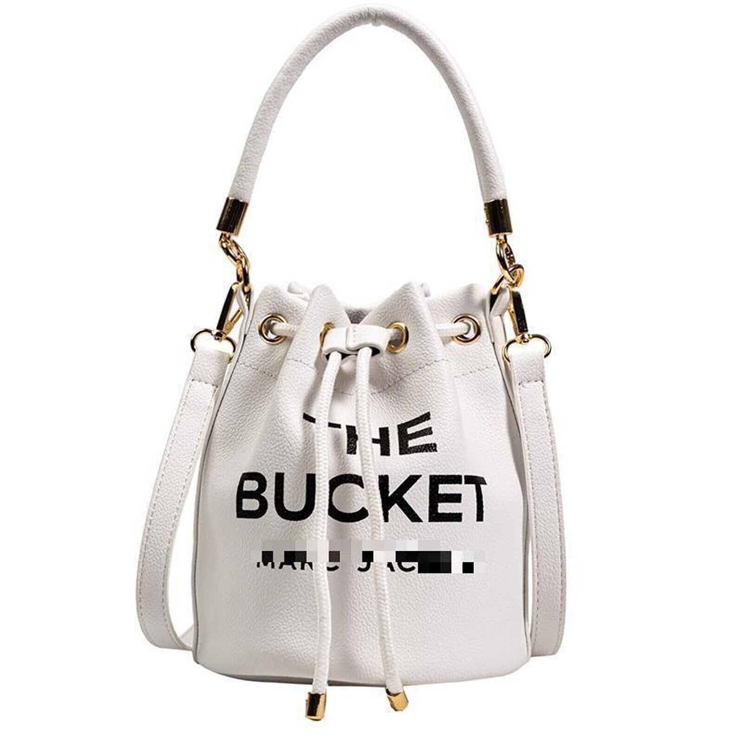 Women's Shoulder Bags Desinger Drawstring Bucket Bag, Top Faux Leather Handbags