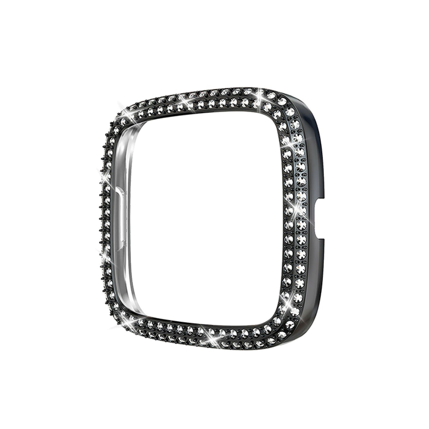 Hard Plastic Shiny Crystal Watch Case Frame For Fitbit Versa 2 Smart Watch ee