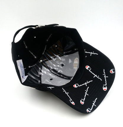 Champion Snapback Black New Hip Hop Hat Sport Baseball Cap Embroidery