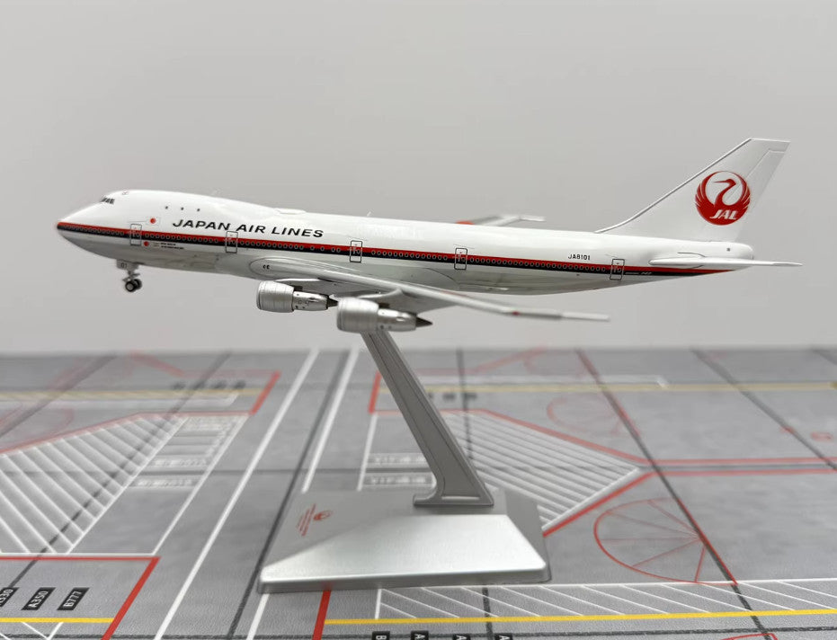 1:400 HX Models JAPAN AIRLINES BOEING 747-100 Passenger Airplane Diecast Model