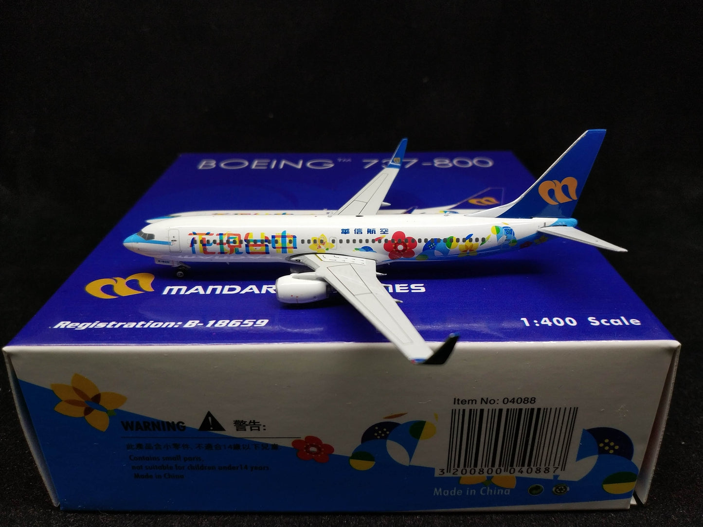 1:400 Phoenix MANDARIN AIRLINES B737-800W Airplane Diecast Aircraft Plane Model